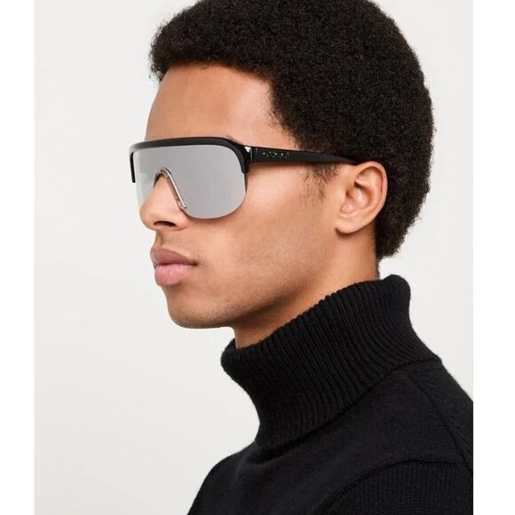 NEW Gucci Sunglasses GG1645S 003 Black/Multiyer Silver Mirror Unisex Authentic - Picture 3 of 13